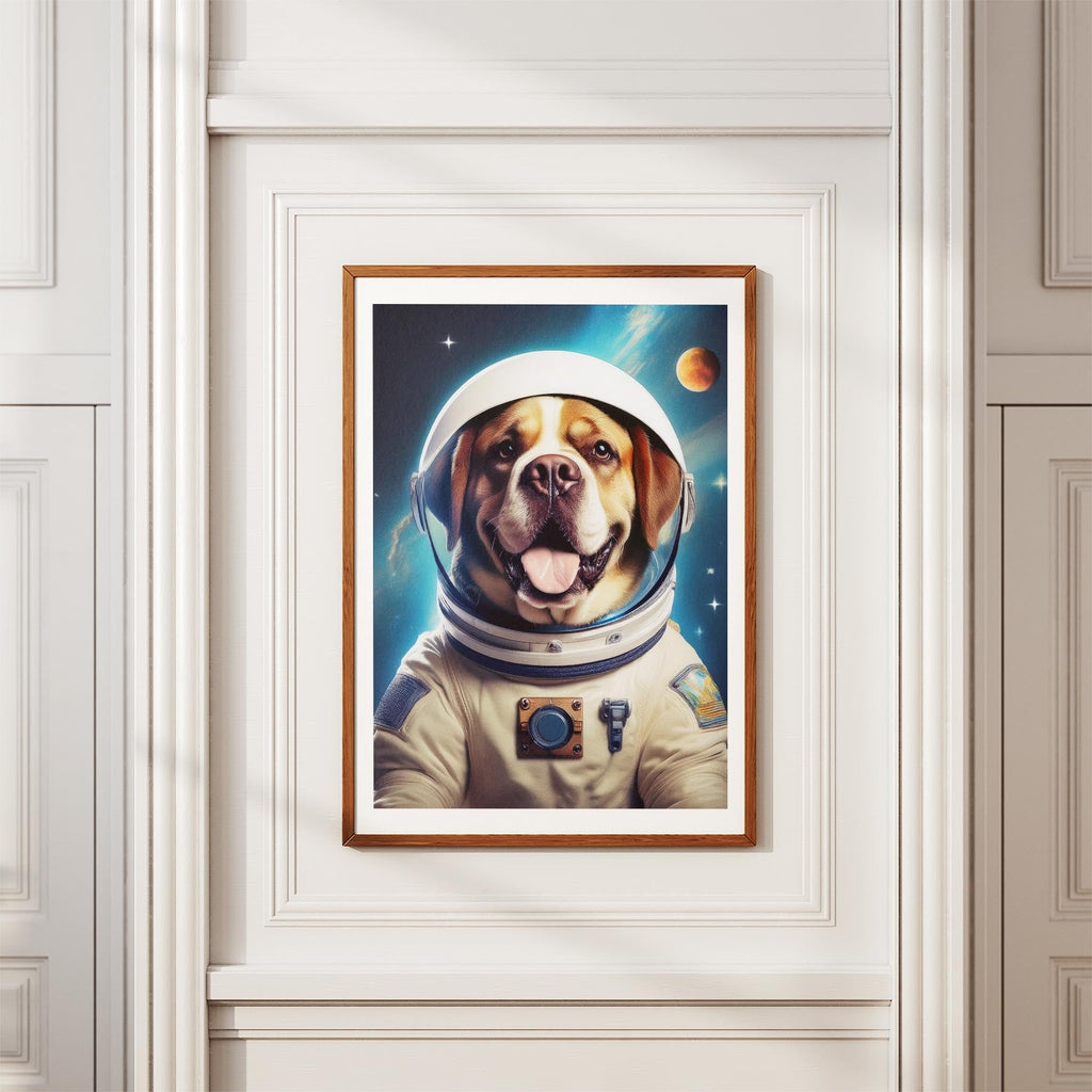 Saint Bernard Astronaut Dog Series image 3