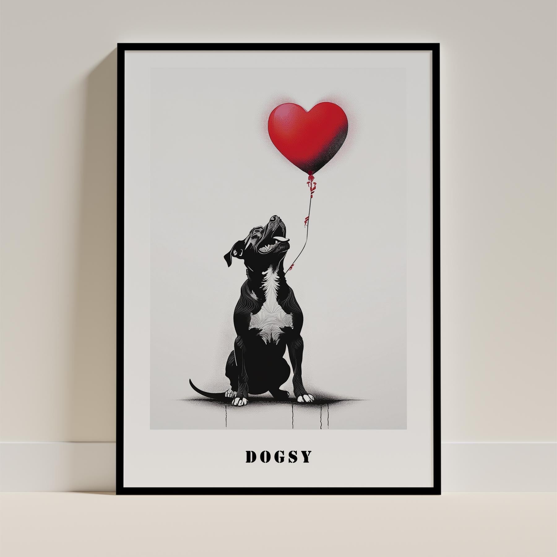 American Staffordshire Terrier DOGSY Series inspired by the Art of Banksy with t image 11