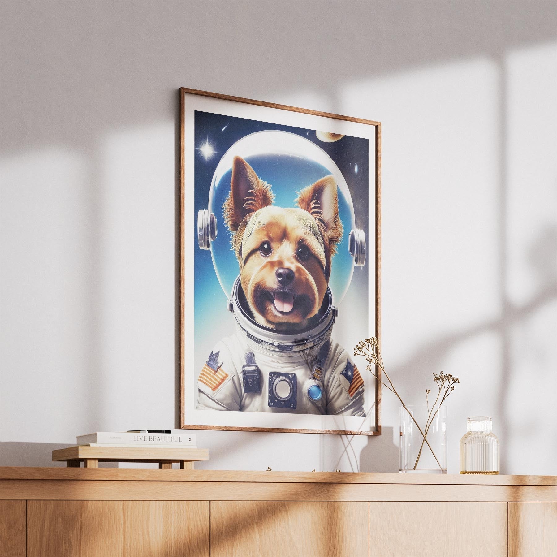 Yorkshire Terrier Astronaut Dog Series image 5