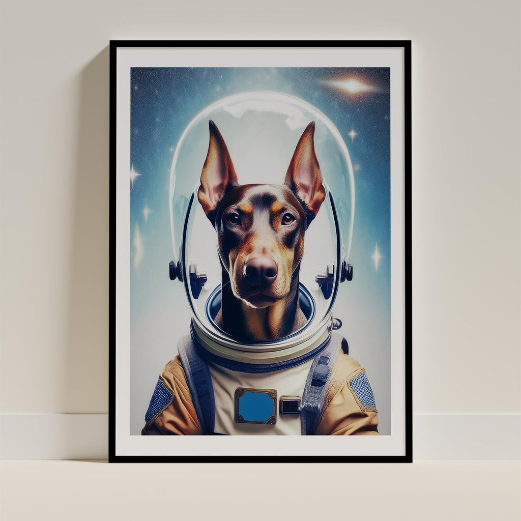 Doberman Astronaut Dog Series image 0