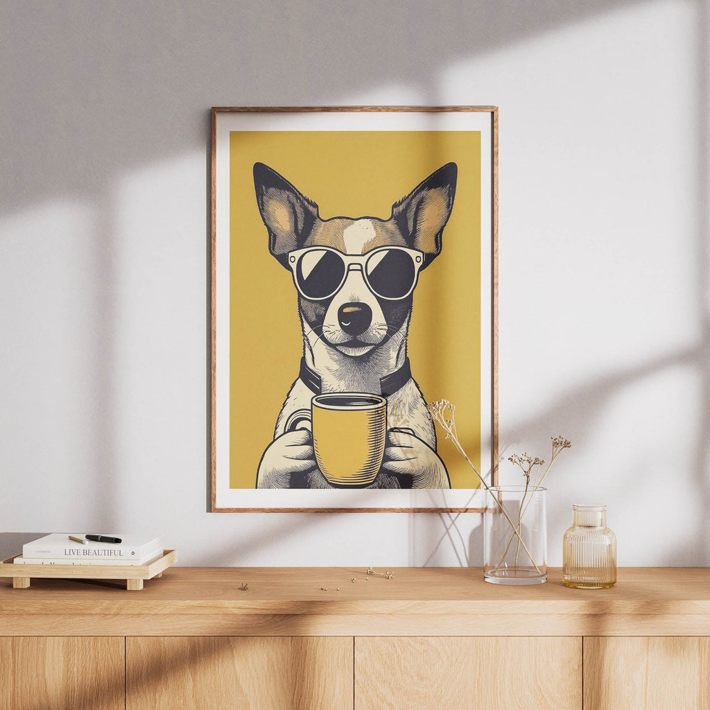 Jack Russell Chillin Coffee Dog image 8