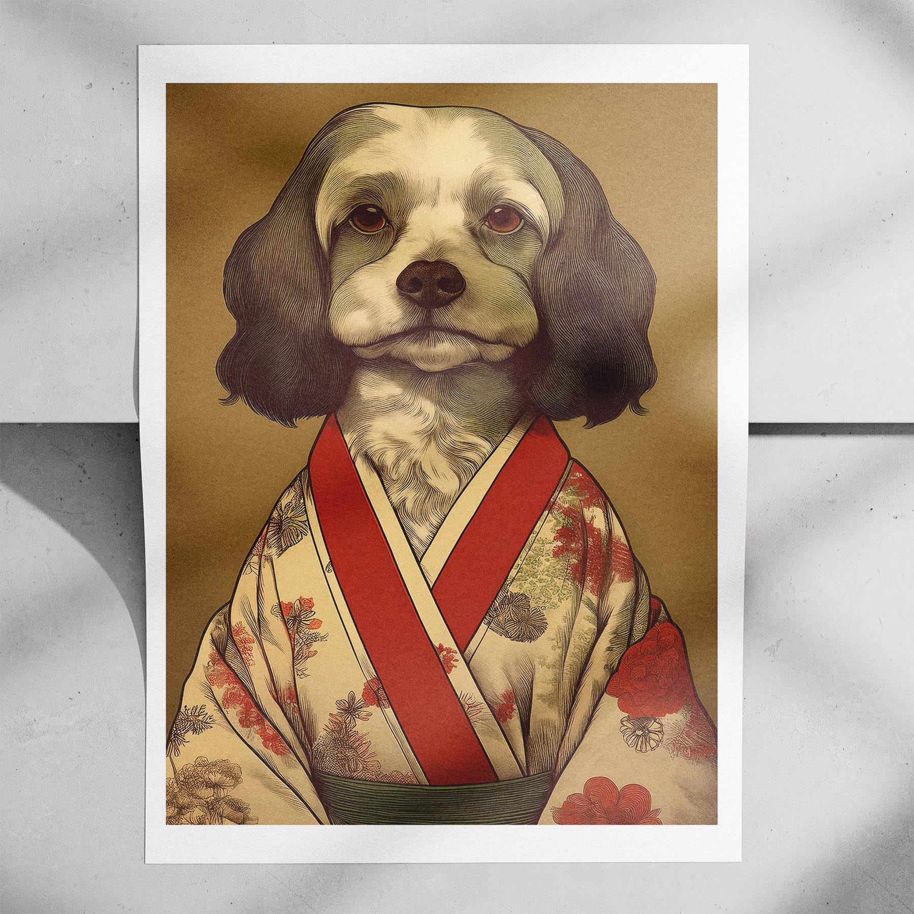 Havanese Japanse Kimono Dog Series image 7