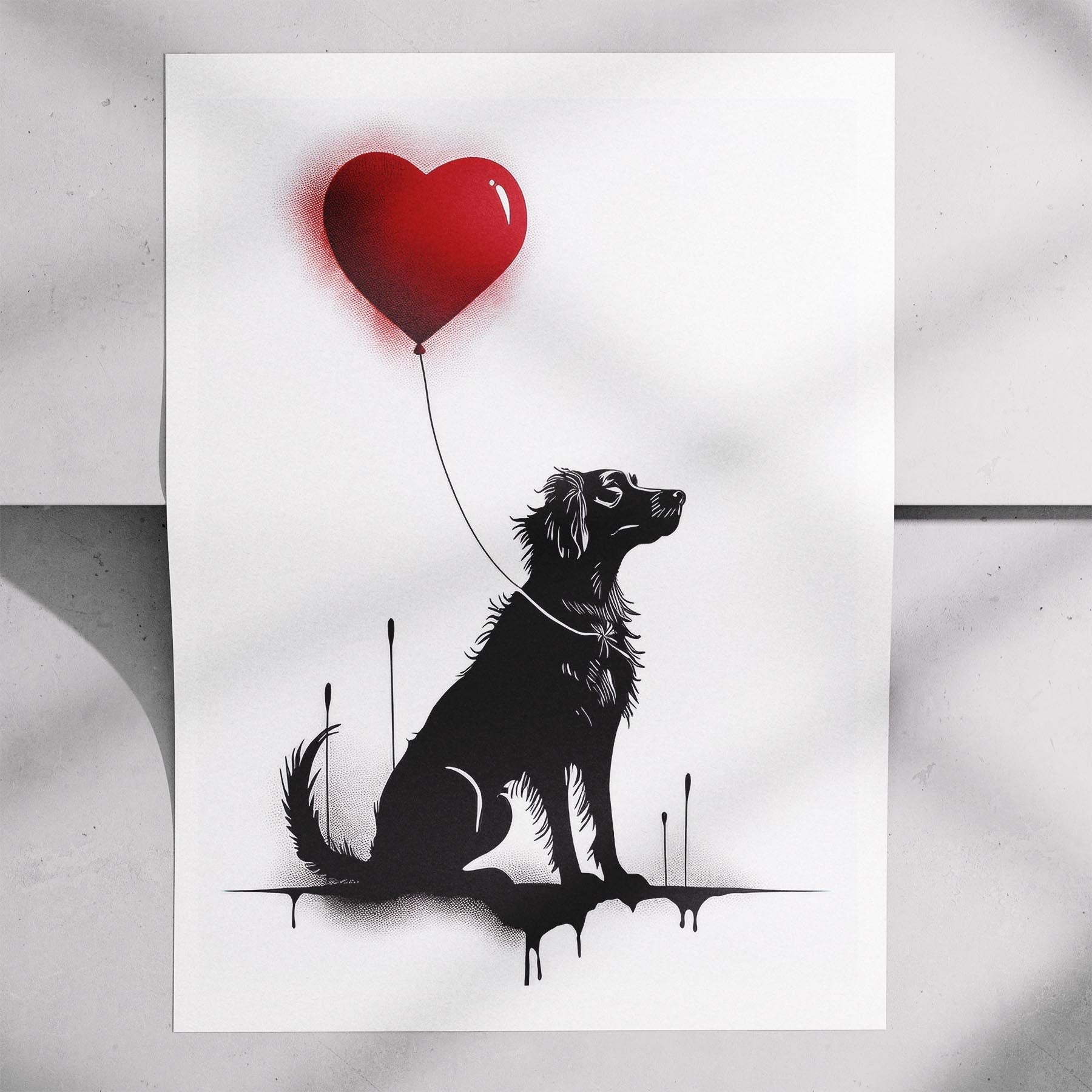 Afghan DOGSY Series inspired by the Art of Banksy image 7