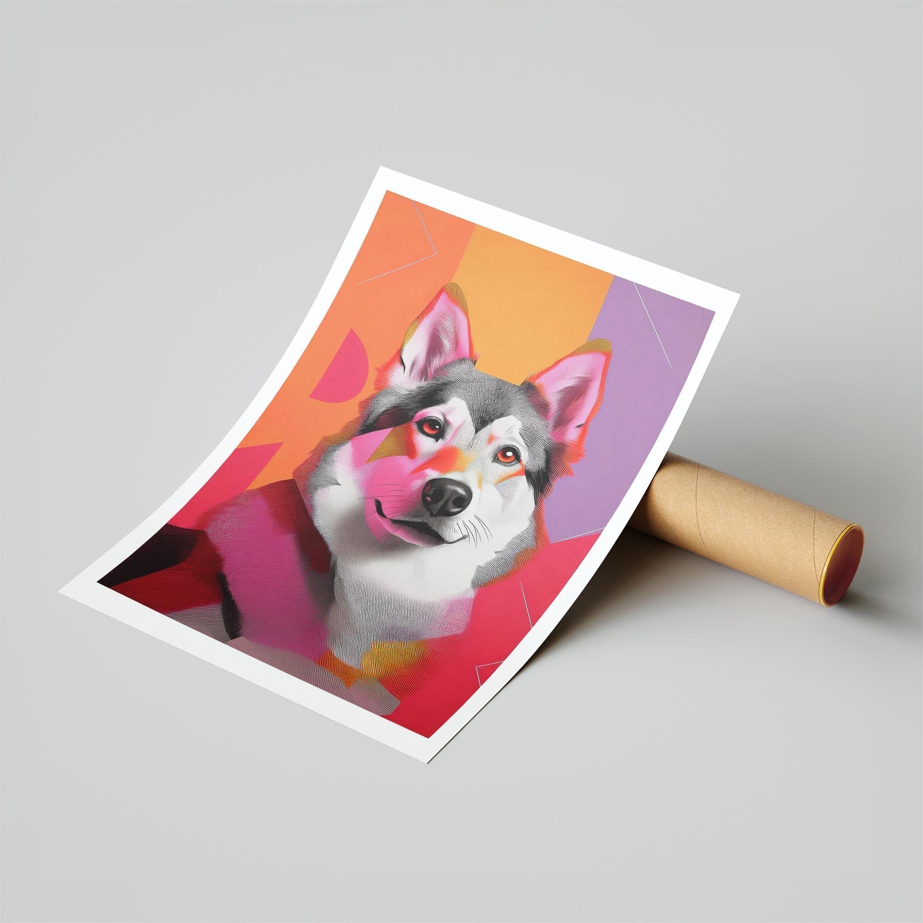 Finnish Lapphund Modern Pop Dog Series image 6