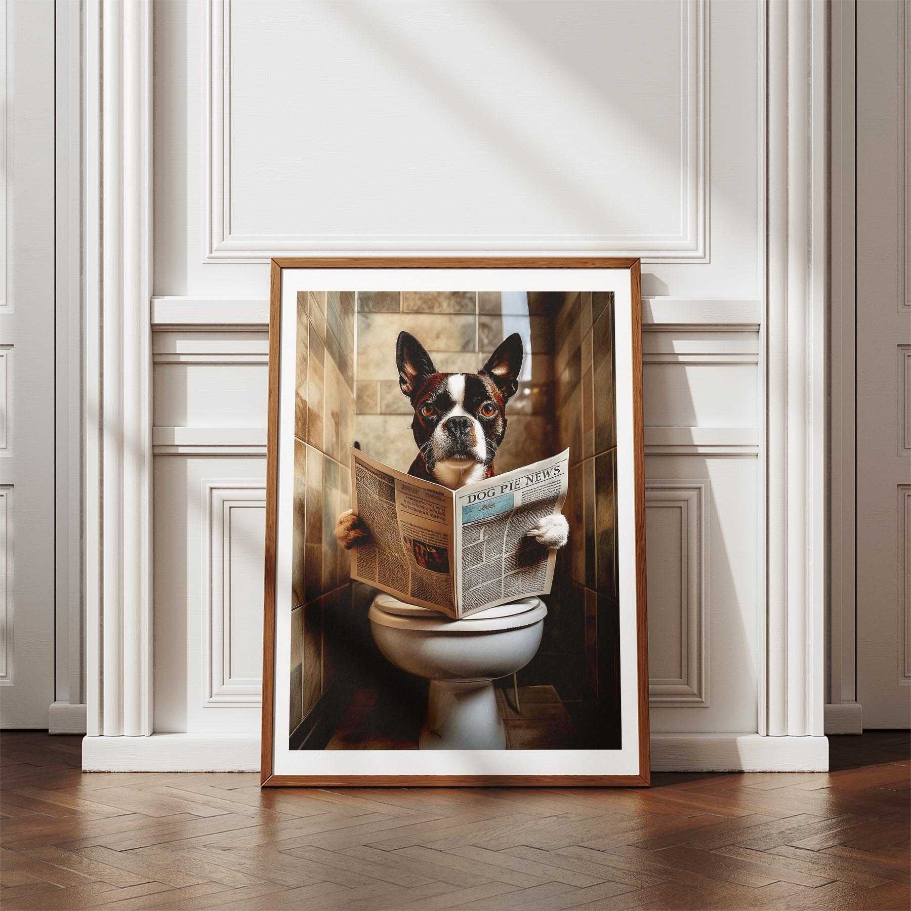 Boston Terrier Toilet Humour Dog Series 3 image 4
