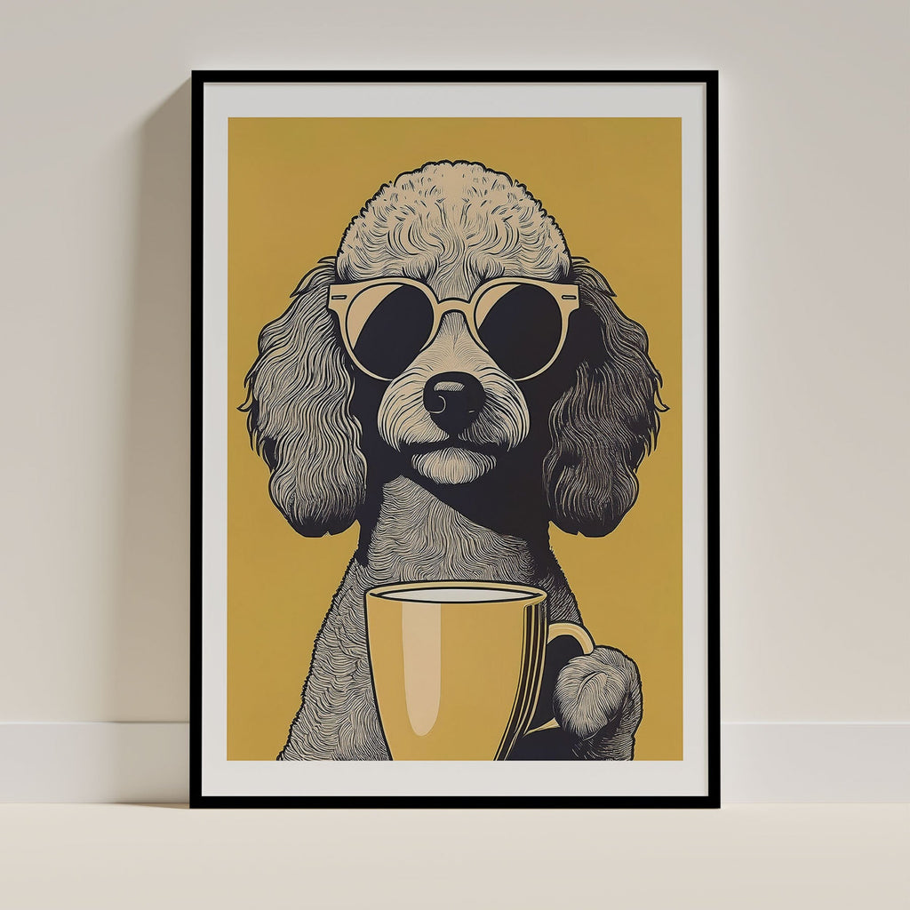 Poodle Chillin Coffee Dog image 0