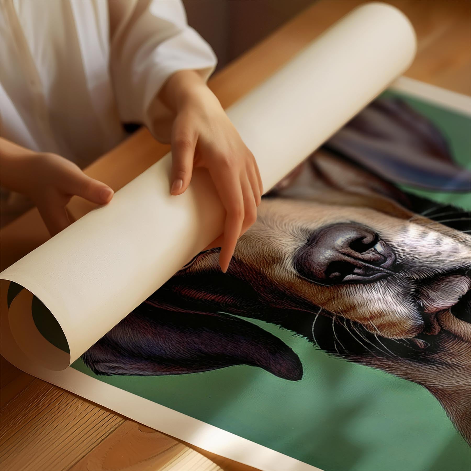 German Pointer Green Painted Series image 1