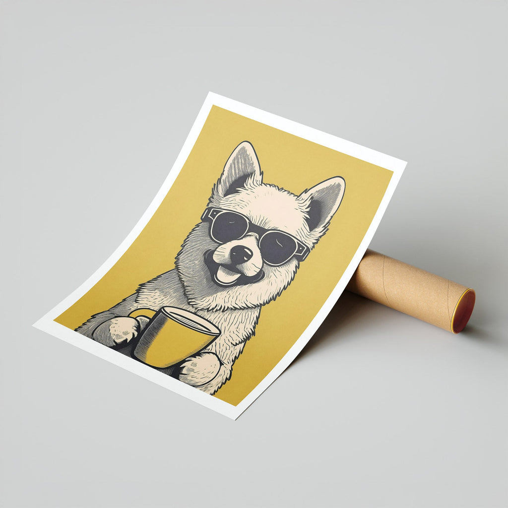 Pomapoo Chillin Coffee Dog image 7