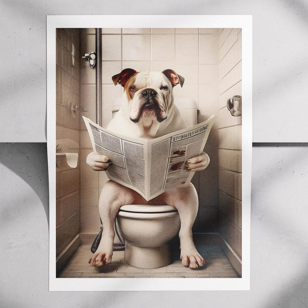 Bulldog Toilet Humour Dog Series 2 image 7