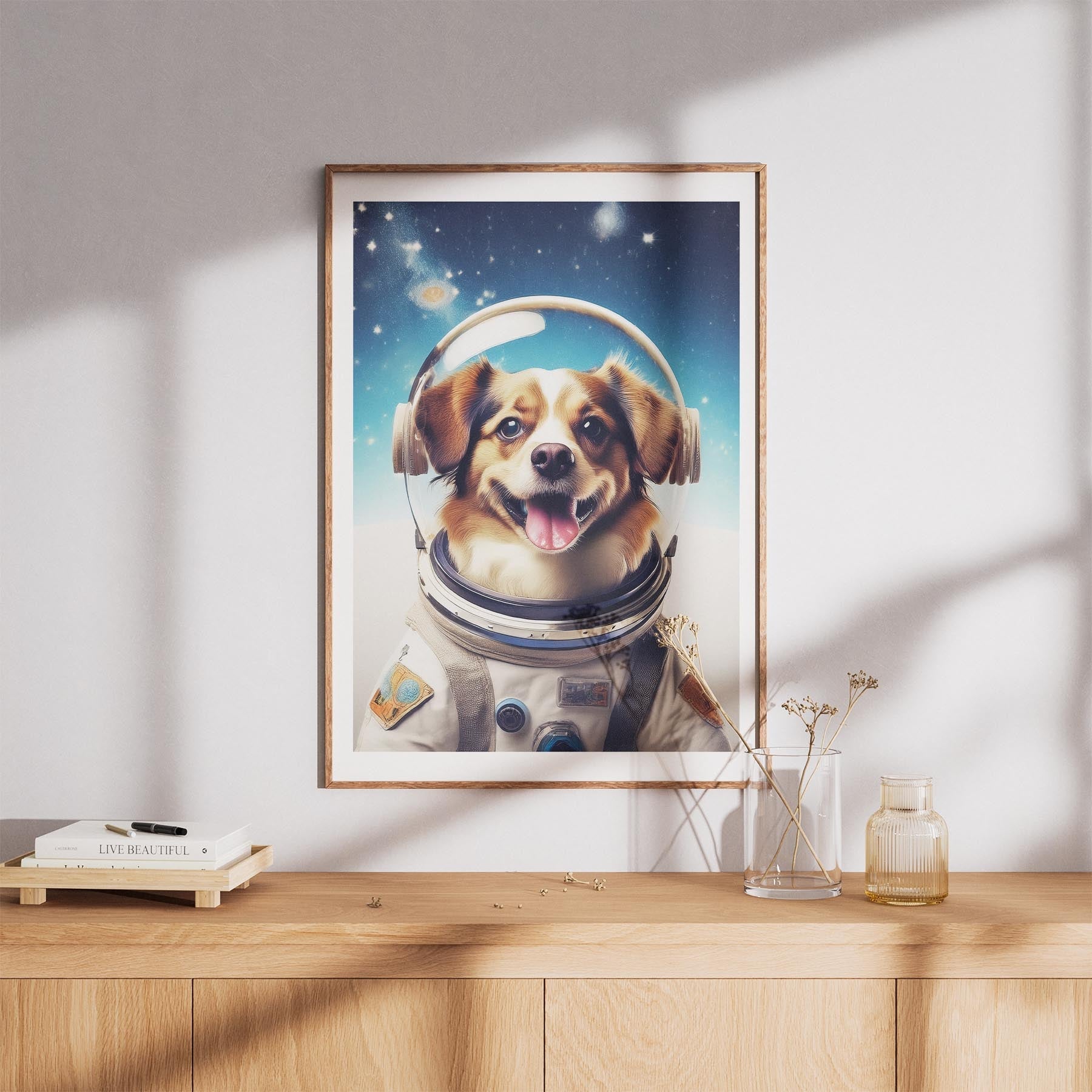 Papillon Astronaut Dog Series image 8