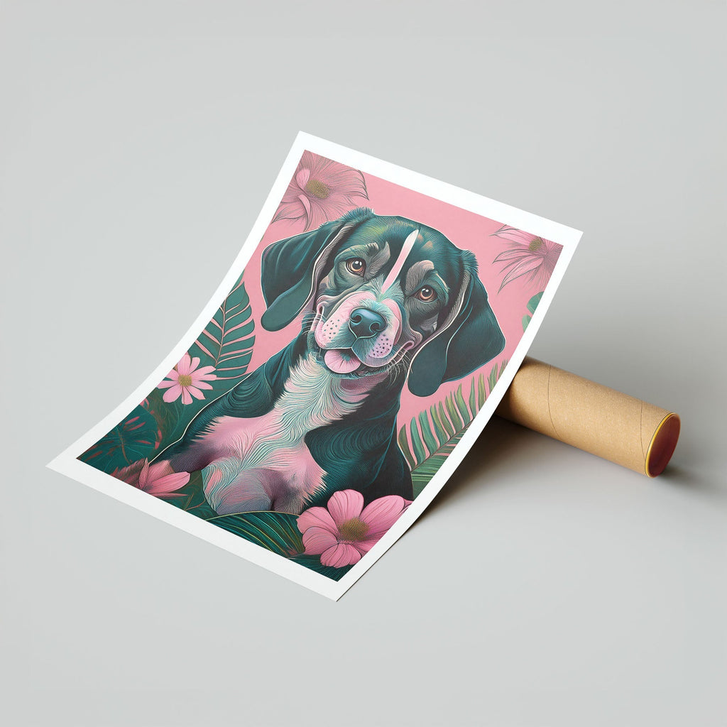 Beagle Flowery Dog image 7