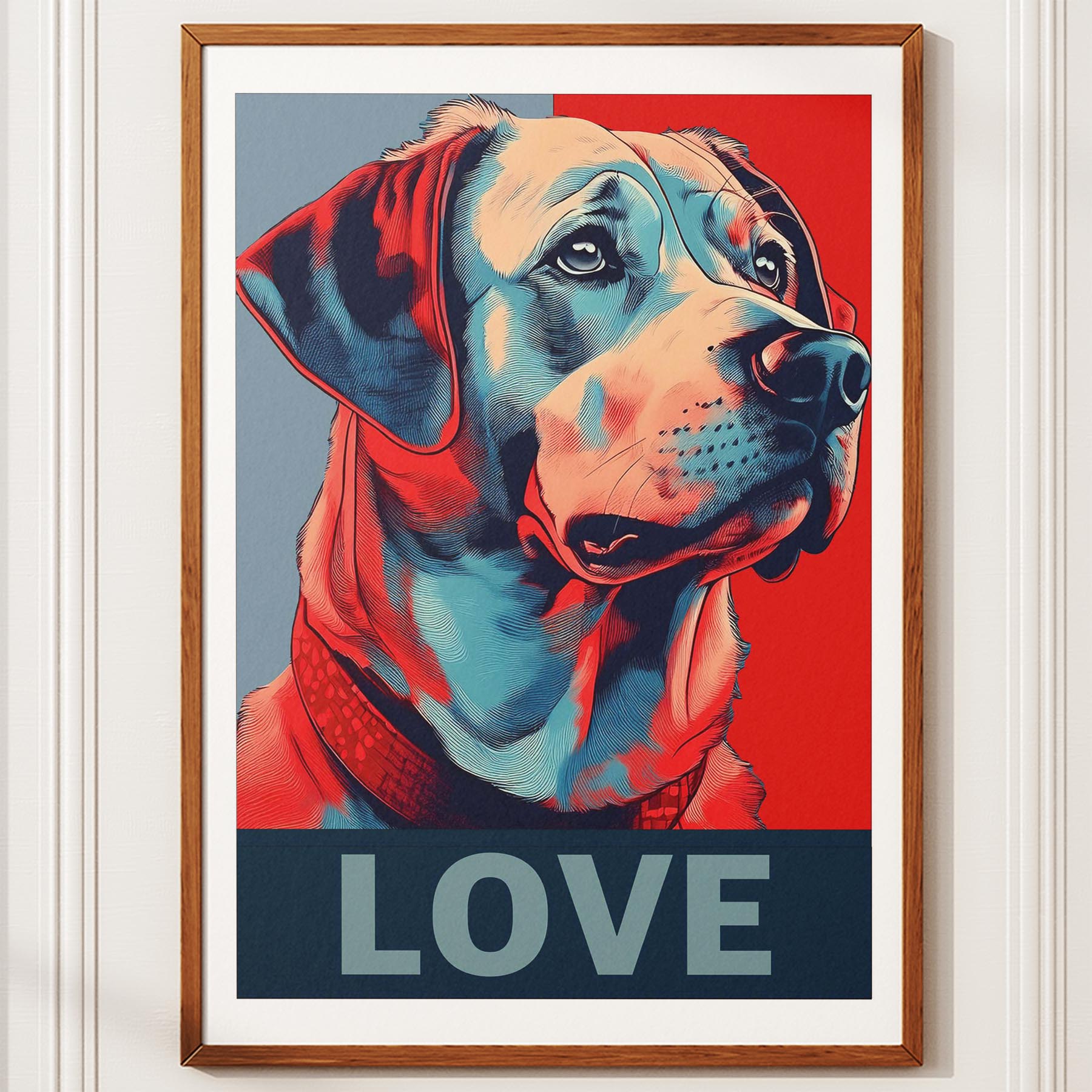 Maremma LOVE Series Inspired by the Obama Poster image 10