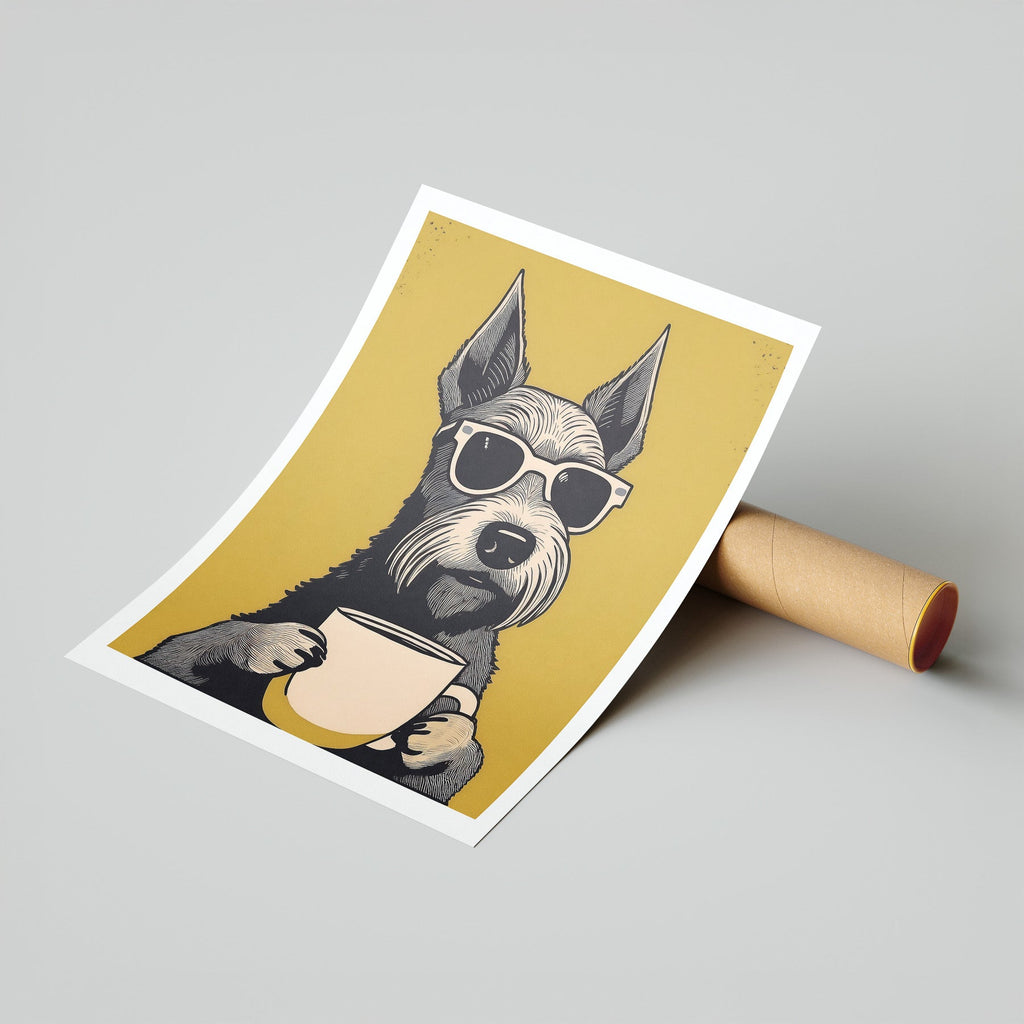 Irish Terrier Chillin Coffee Dog image 7