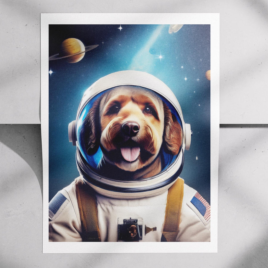 Spanish Water Dog Astronaut Dog Series image 7