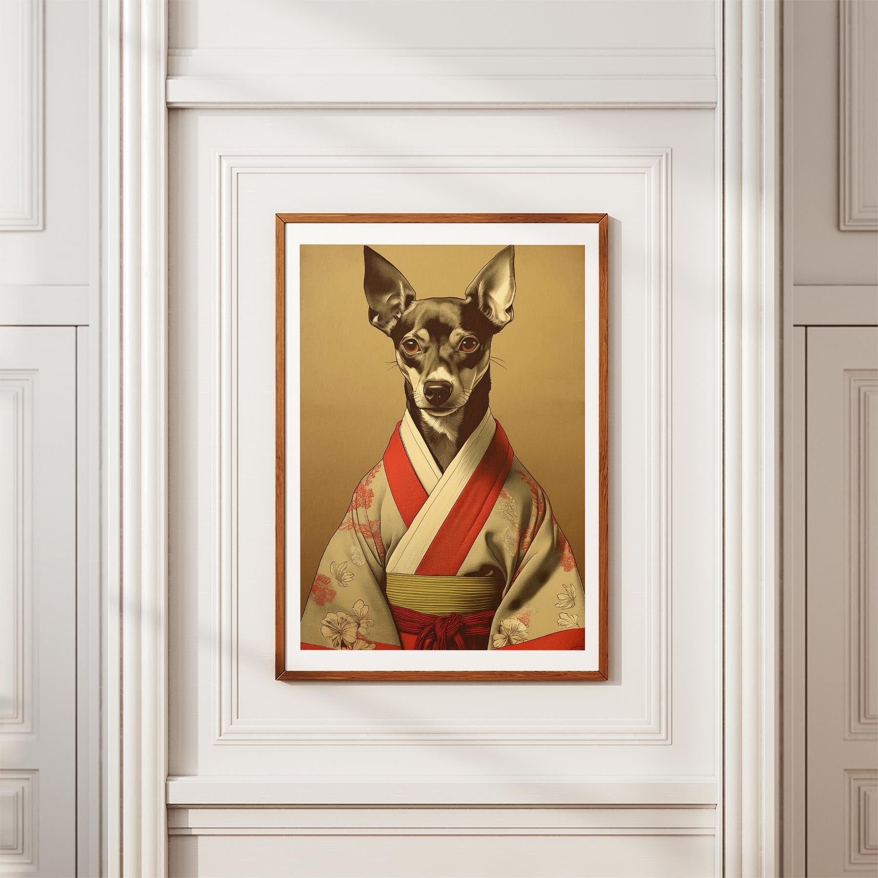 Miniature Pinscher Japanse Kimono Dog Series image 3