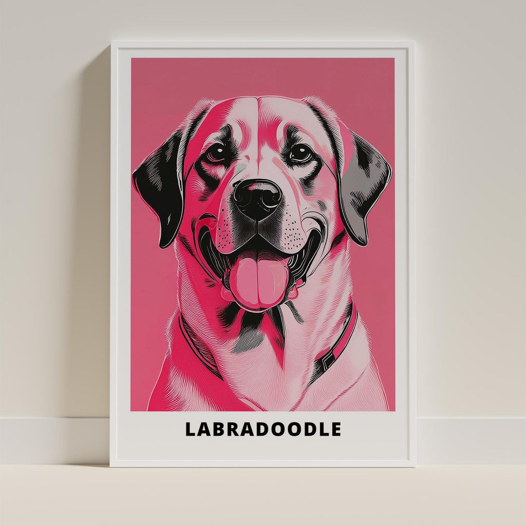Labrador Retriever Pink and Black Dog Series 1 image 9