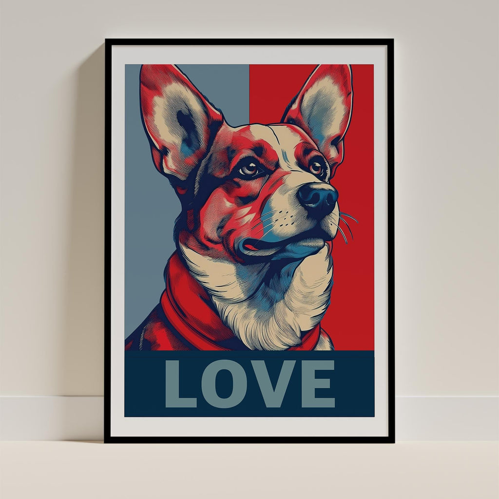 Corgi LOVE Series Inspired by the Obama Poster image 0