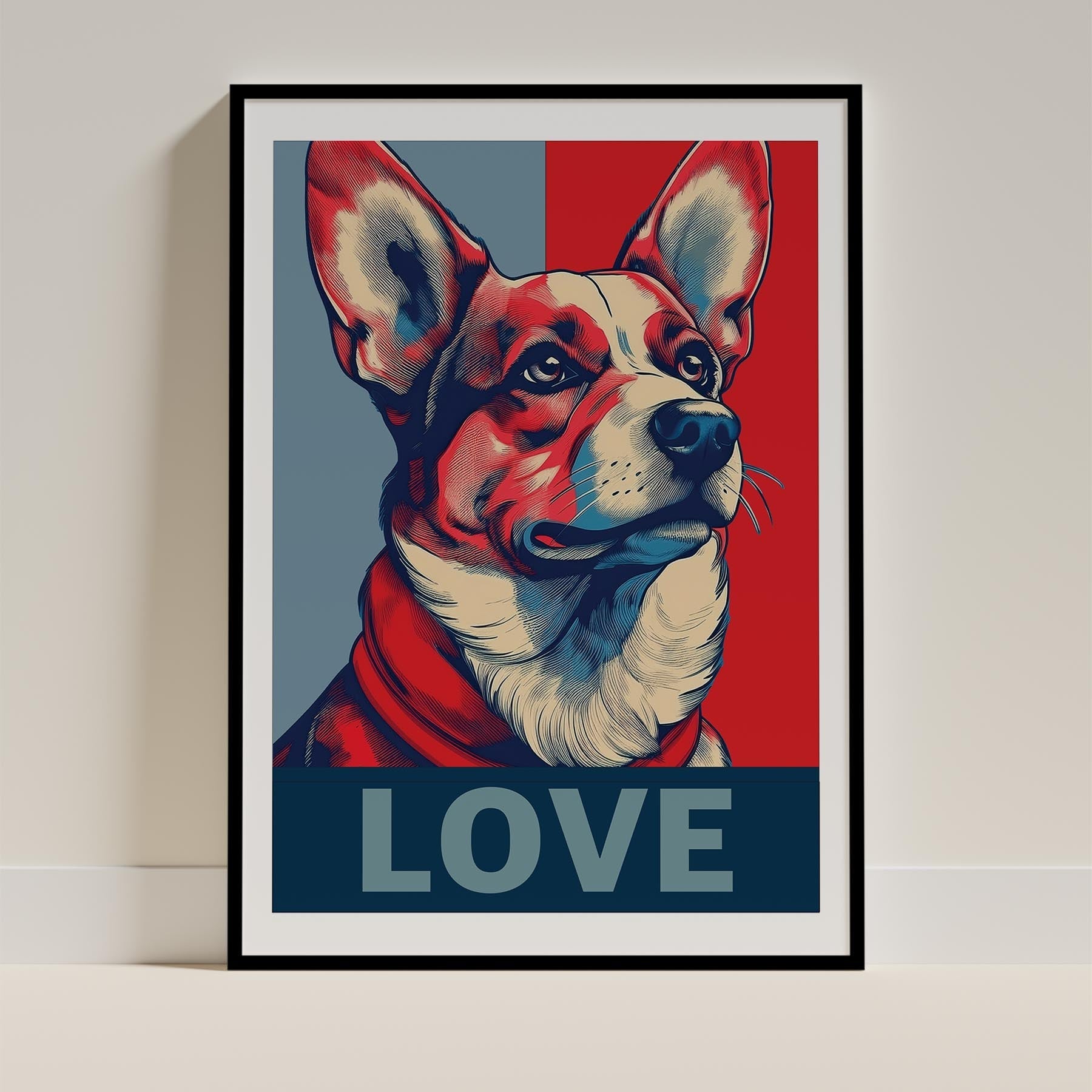 Corgi LOVE Series Inspired by the Obama Poster image 0