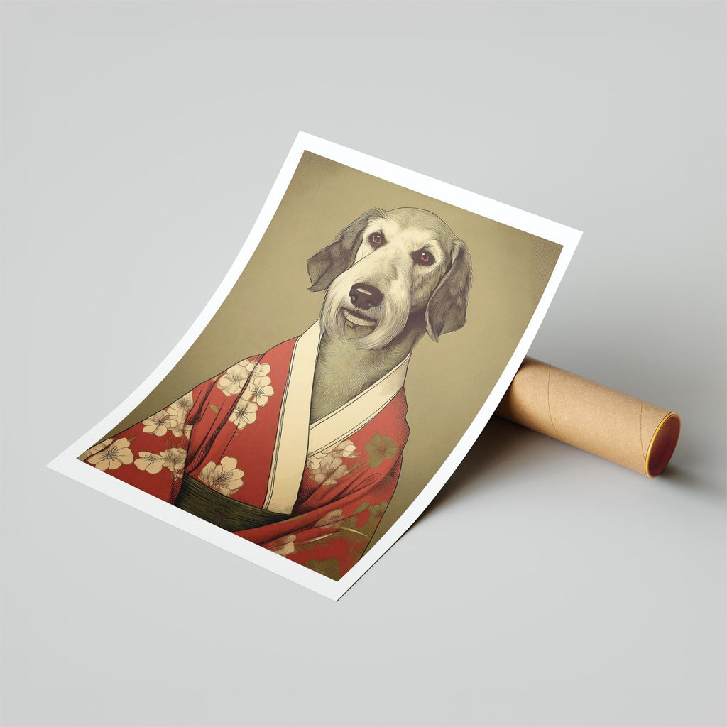 Irish Wolfhound Japanse Kimono Dog Series image 6