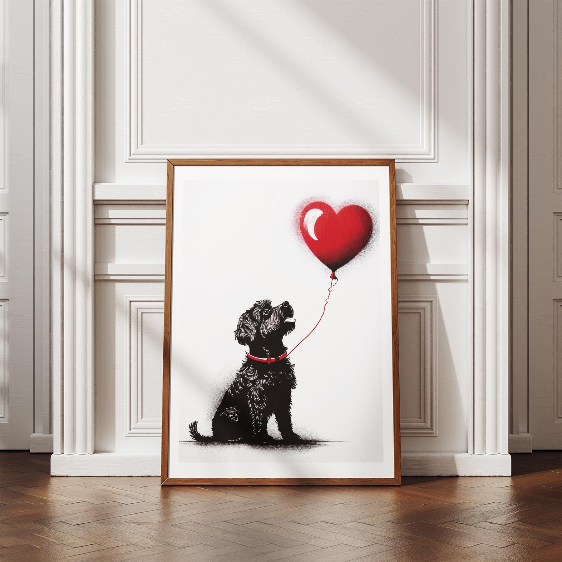 Bichon Frise DOGSY Series inspired by the Art of Banksy image 4