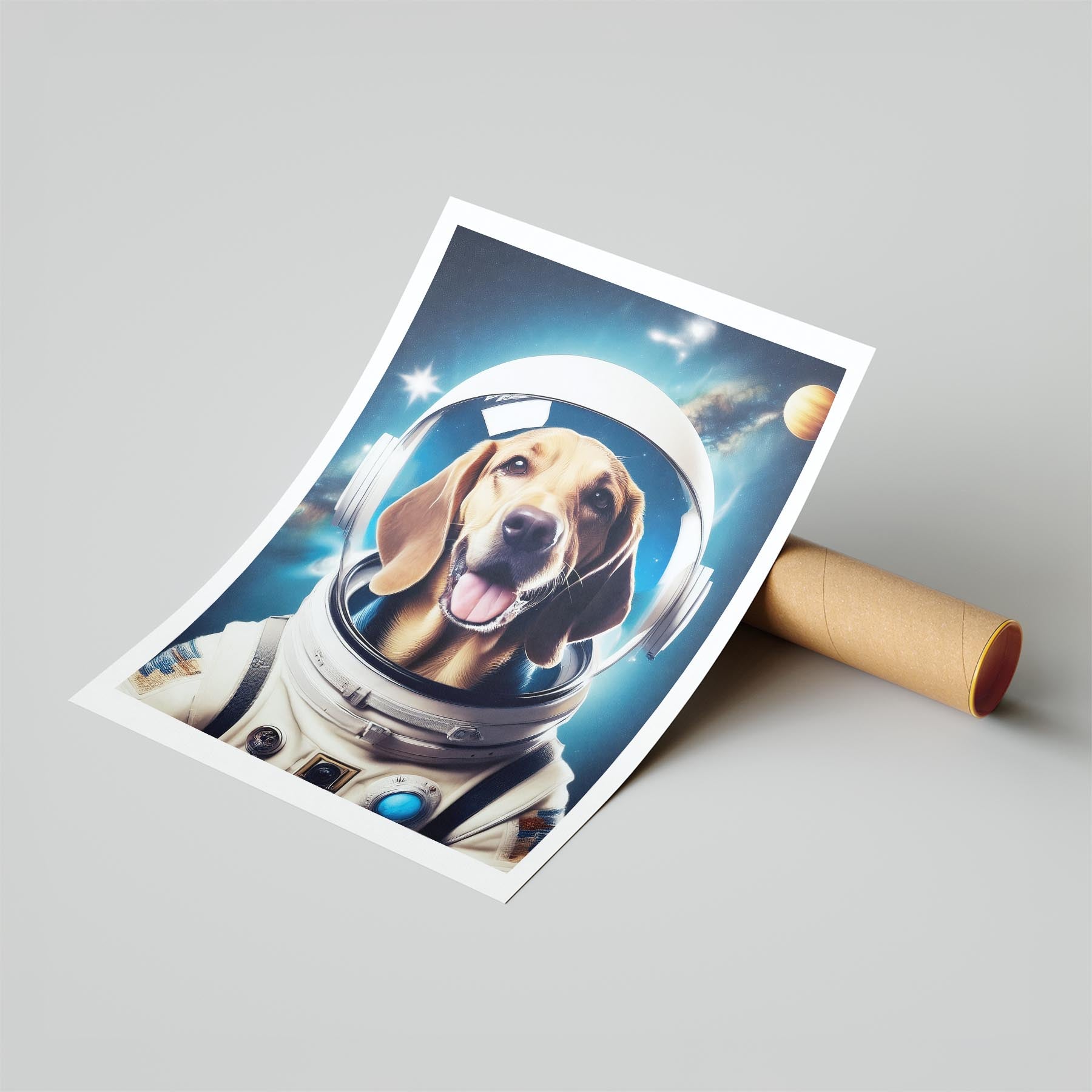Bloodhound Astronaut Dog Series image 6