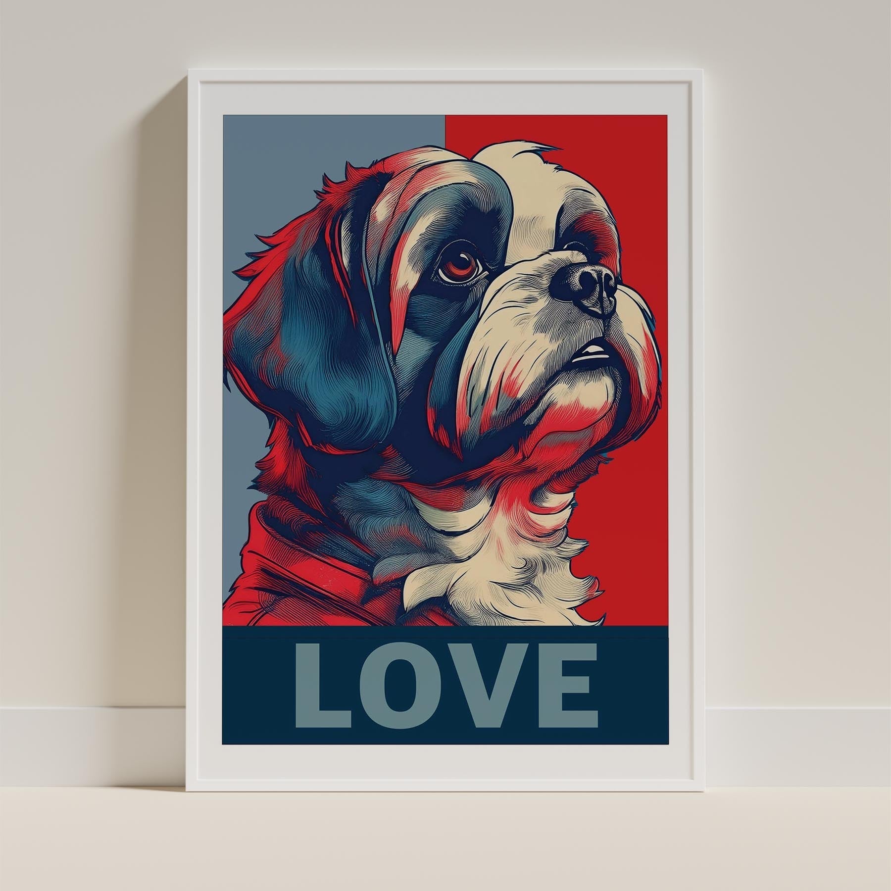 Shih Tzu LOVE Series Inspired by the Obama Poster image 9