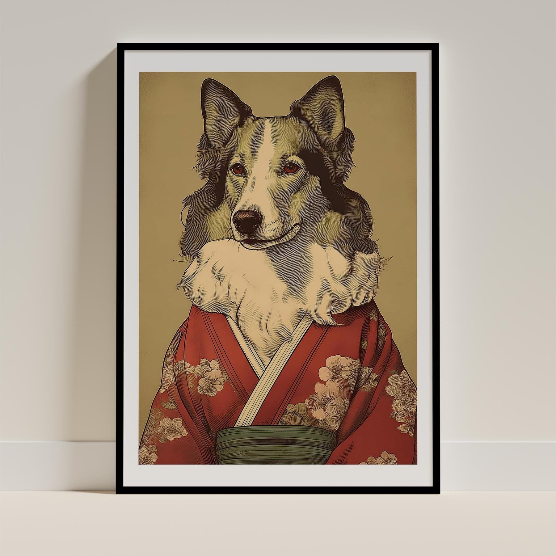 Rough Smooth Collie Japanse Kimono Dog Series image 0
