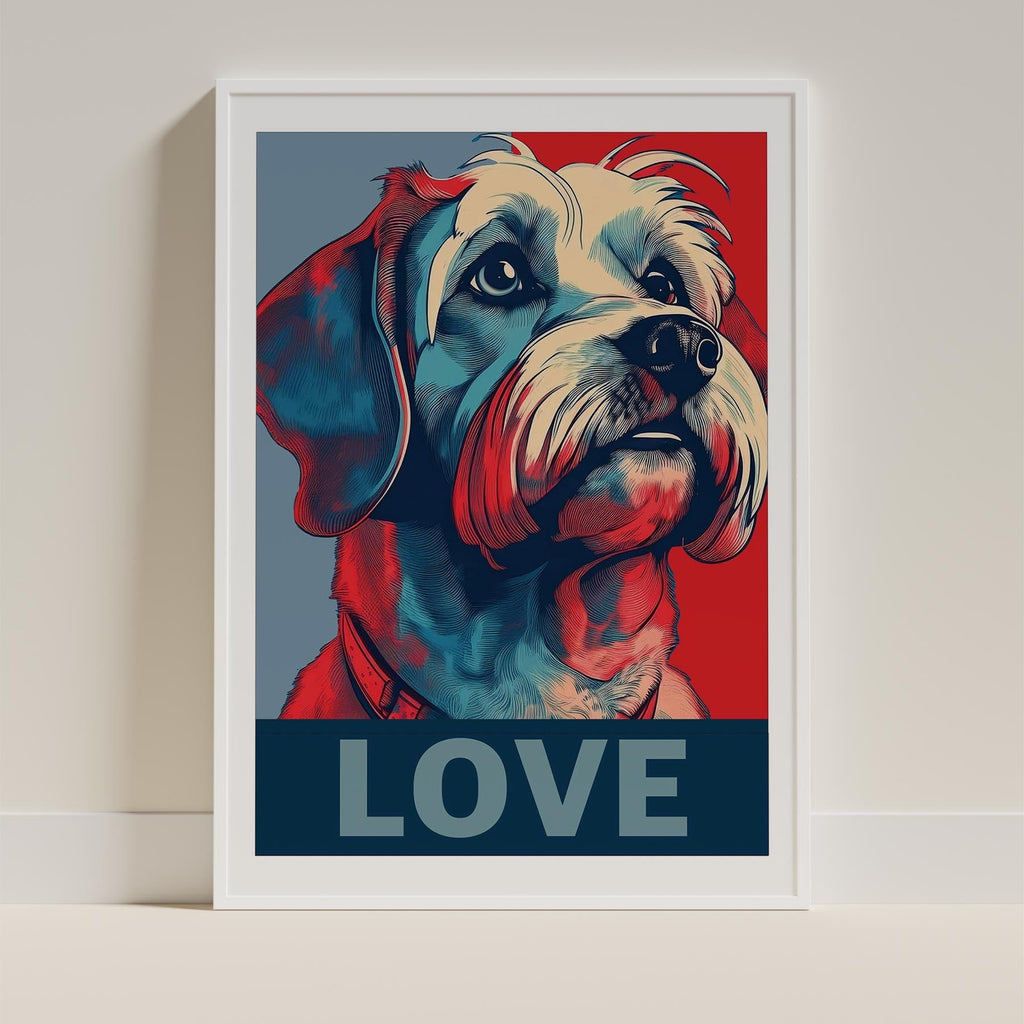 Maltese LOVE Series Inspired by the Obama Poster image 9