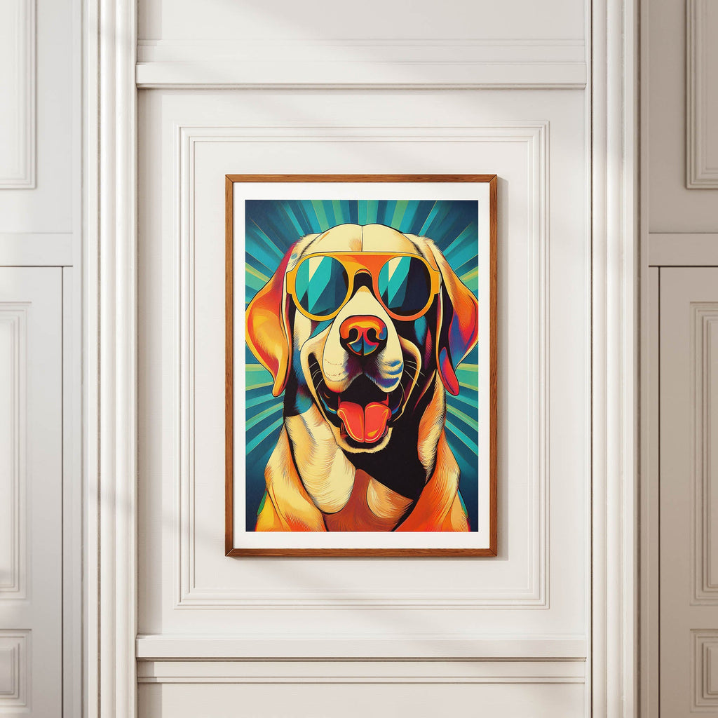 Labrador In Colourful Sunnies 1 image 2