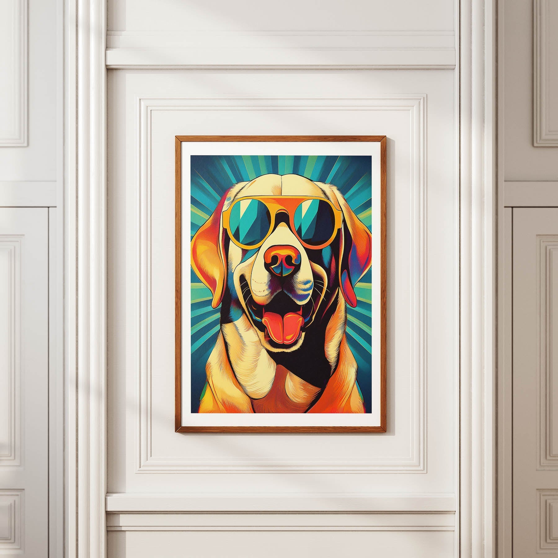 Labrador In Colourful Sunnies 1 image 2