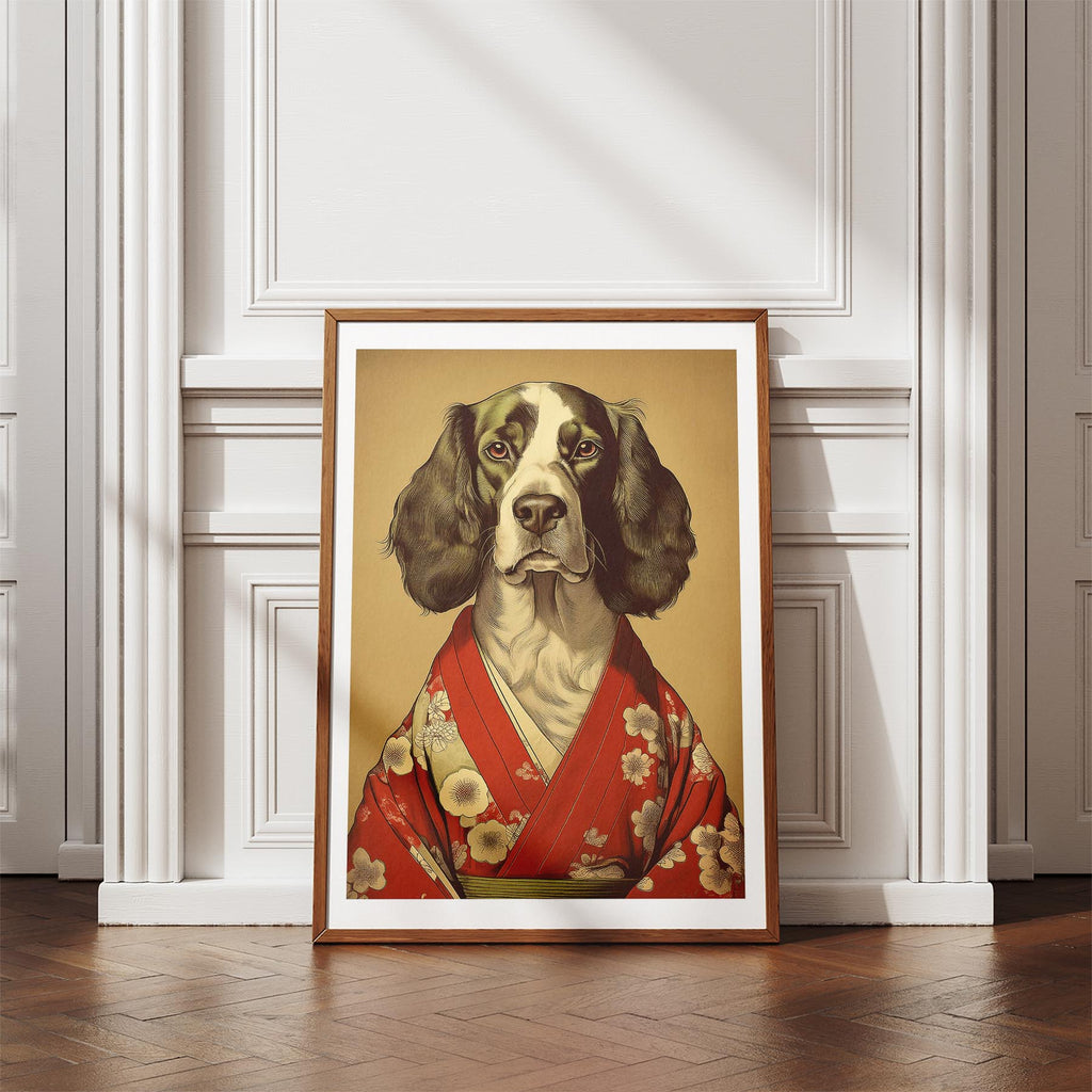 English Springer Spaniel Japanse Kimono Dog Series image 4
