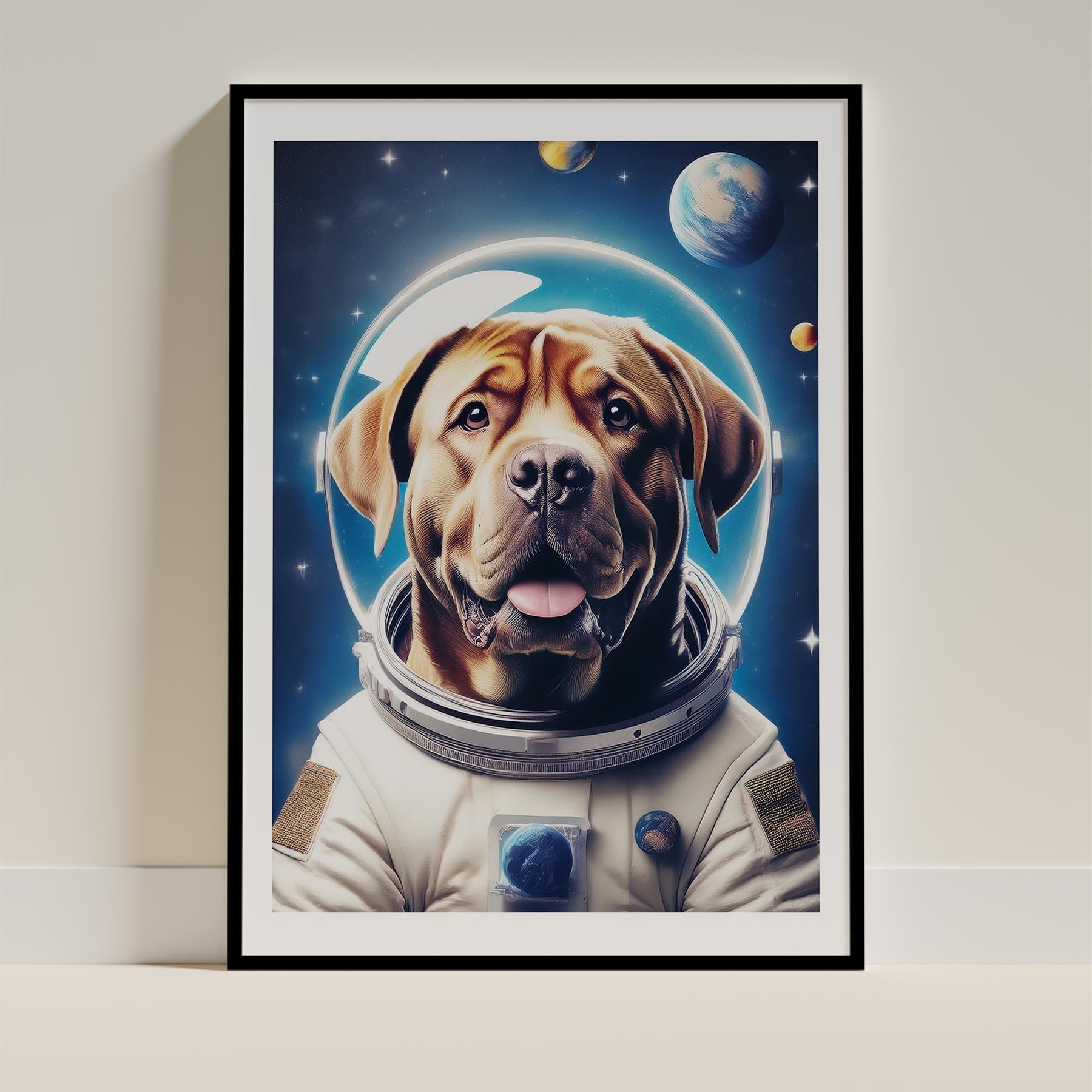 Neapolitan Mastiff Astronaut Dog Series image 0