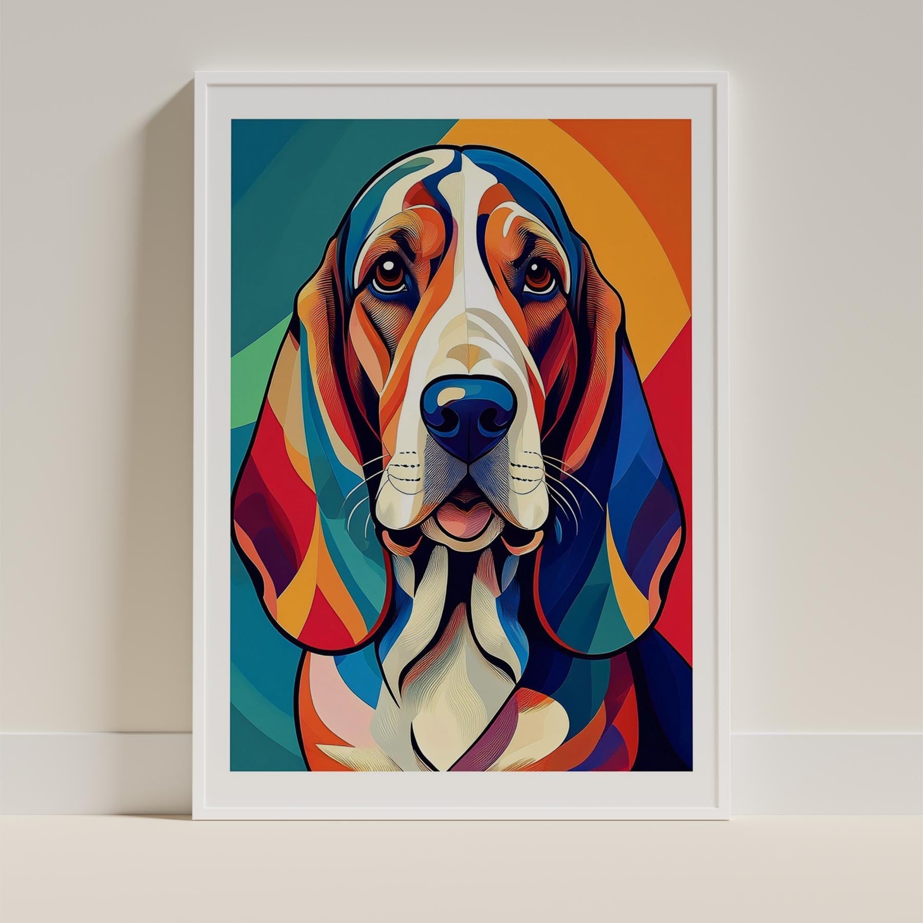 Basset Hound Colour Graphics 3 image 9