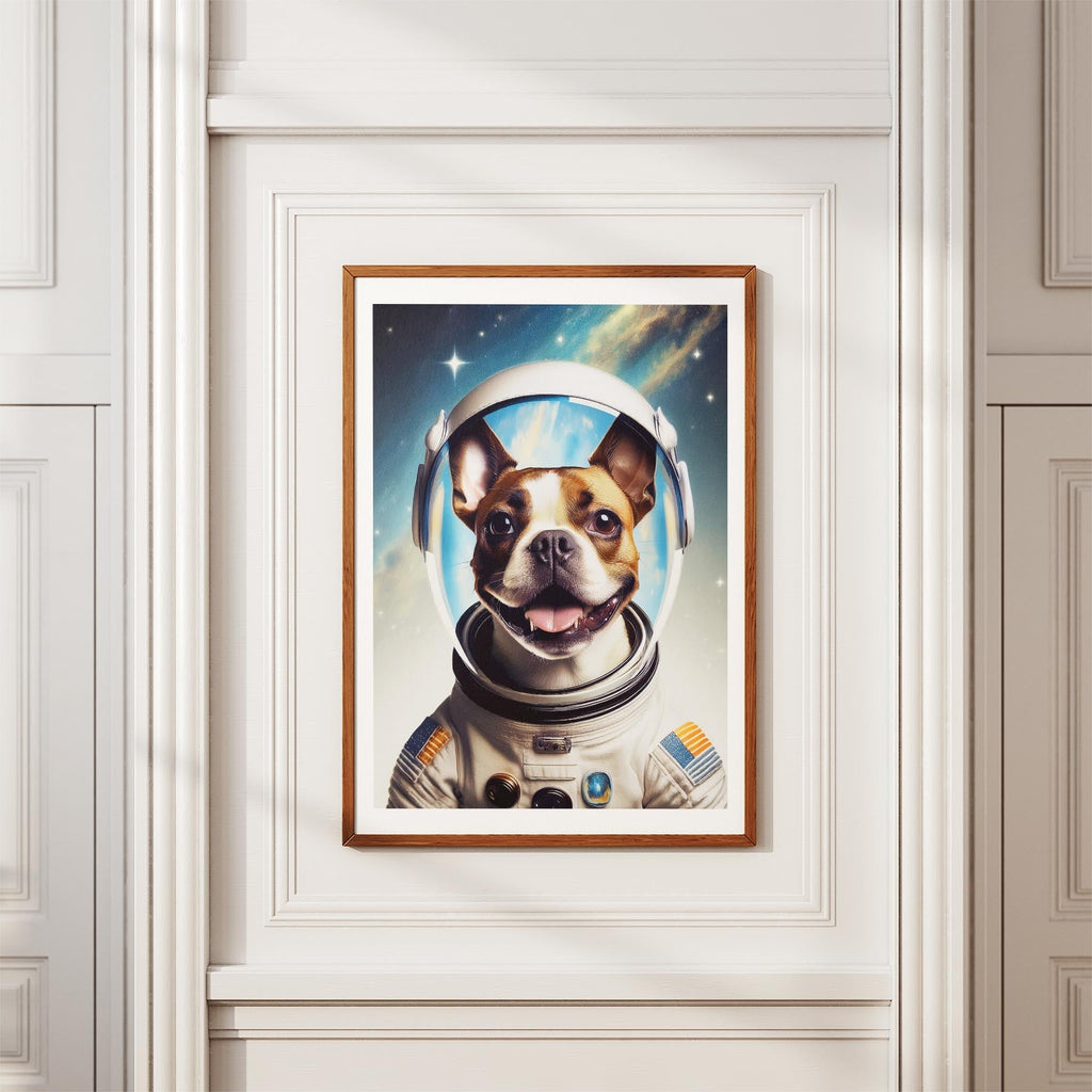 Boston Terrier Astronaut Dog Series image 3