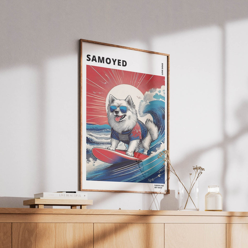 Samoyed Hokosai Surfer Dogs 1 image 6