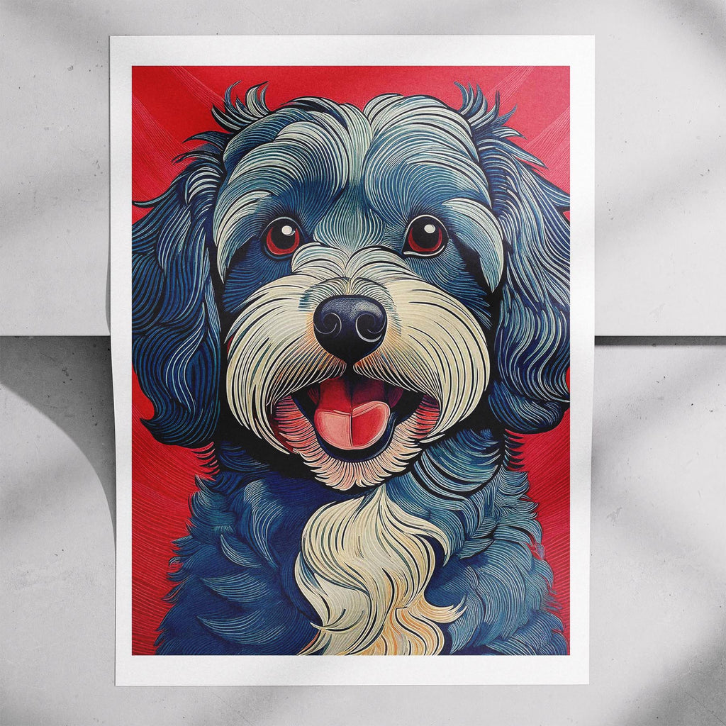 Havanese Hokusai Japanese Inspired Dog Series image 7