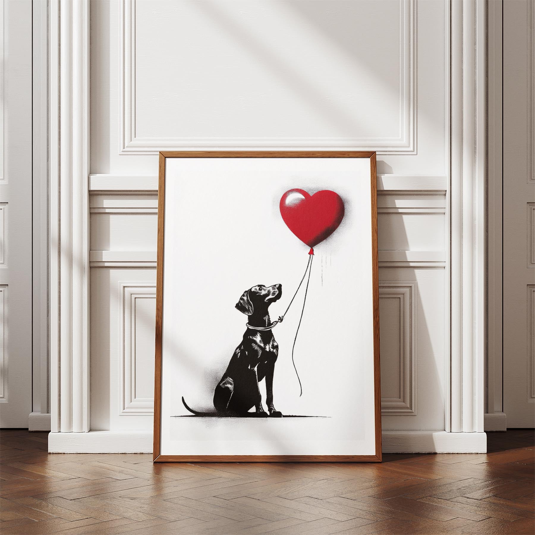 Rhoedesian Ridgeback DOGSY Series inspired by the Art of Banksy image 4