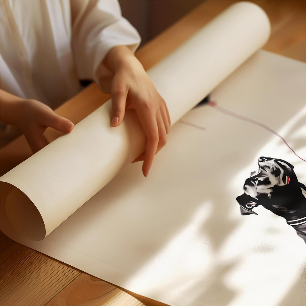 American Pitbull Terrier DOGSY Series inspired by the Art of Banksy image 1