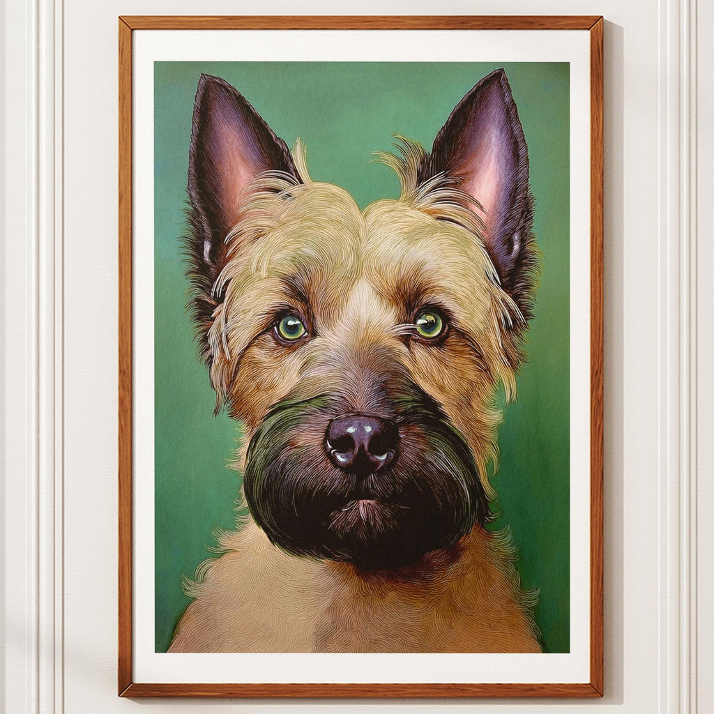 Scottish Terrier Green Painted Series image 10