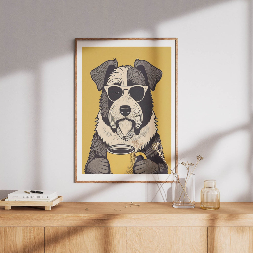 Old English Sheepdog Chillin Coffee Dog image 8