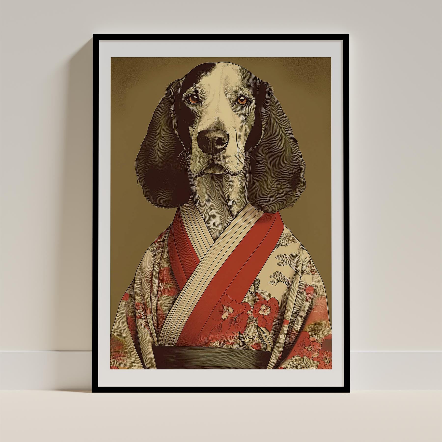 Gordon Setter Japanse Kimono Dog Series image 0