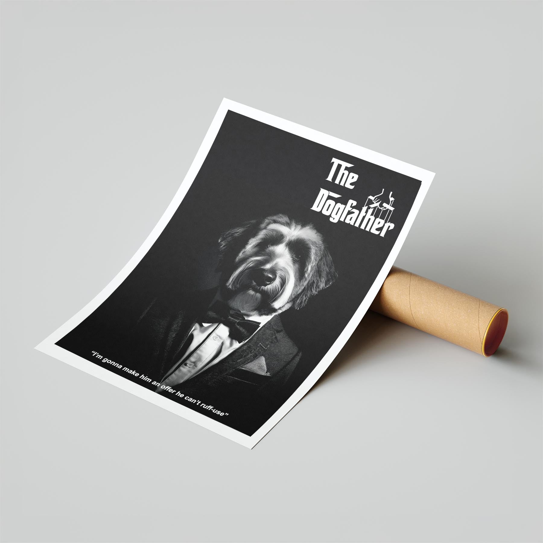 Old English Sheepdog Mafia Dog Series image 6