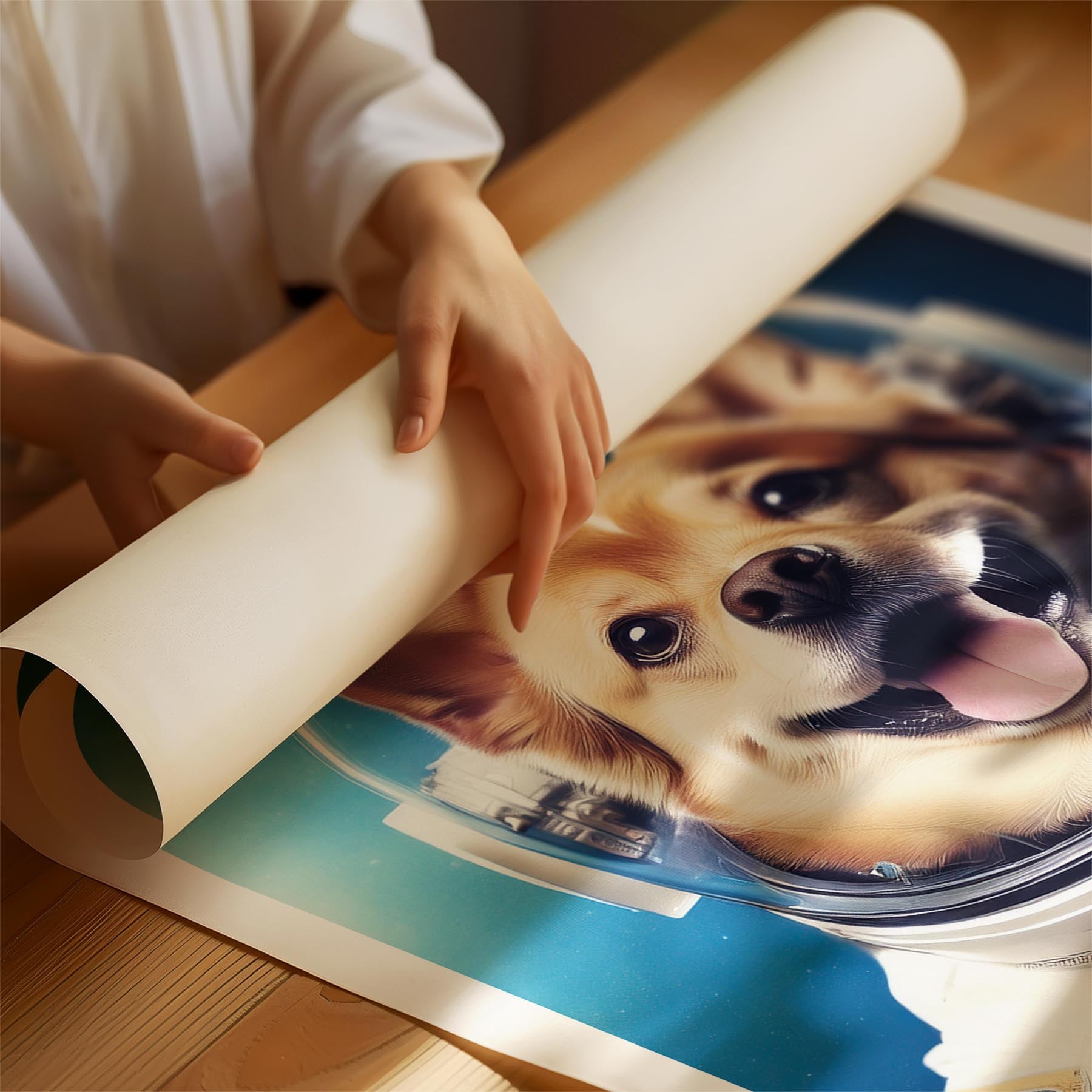 Japanese Chin Astronaut Dog Series image 1