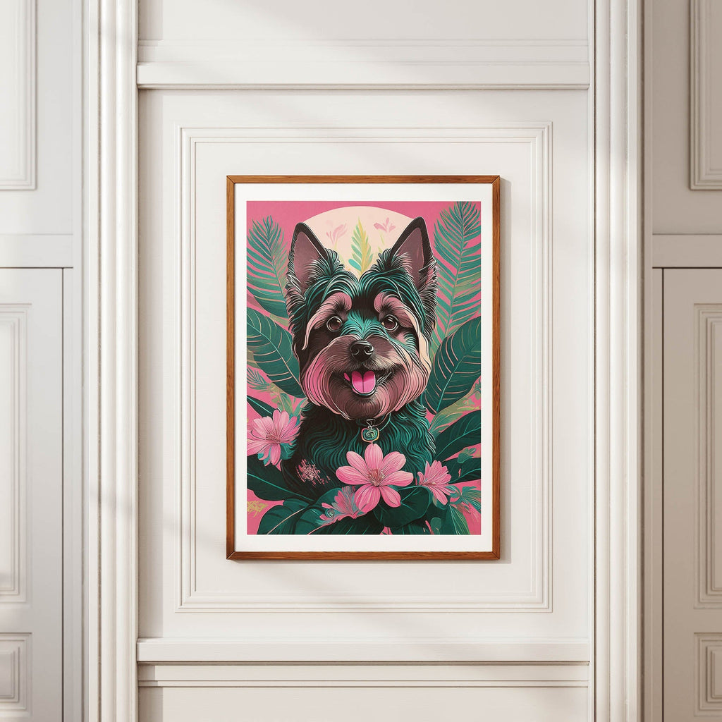 Yorkshire Terrier Flowery Dog image 3