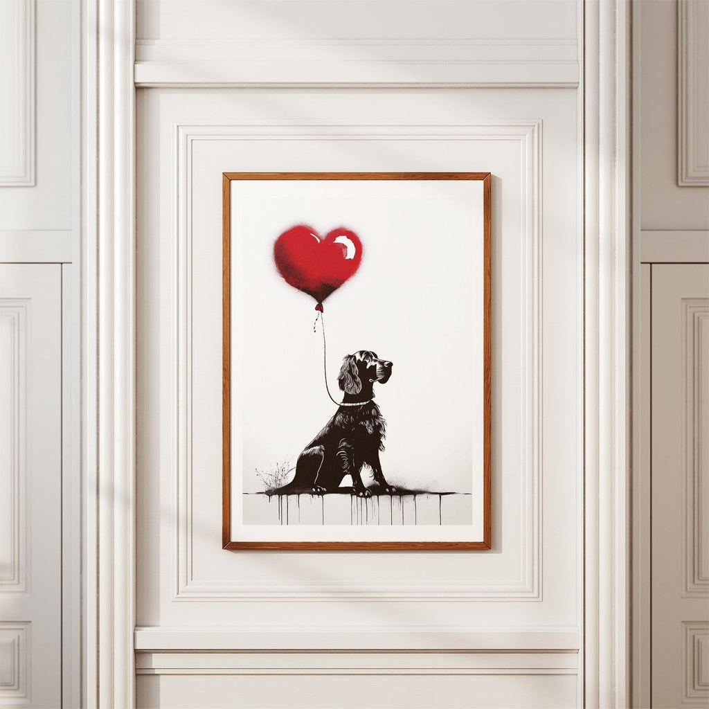 Gordon Setter DOGSY Series inspired by the Art of Banksy image 3