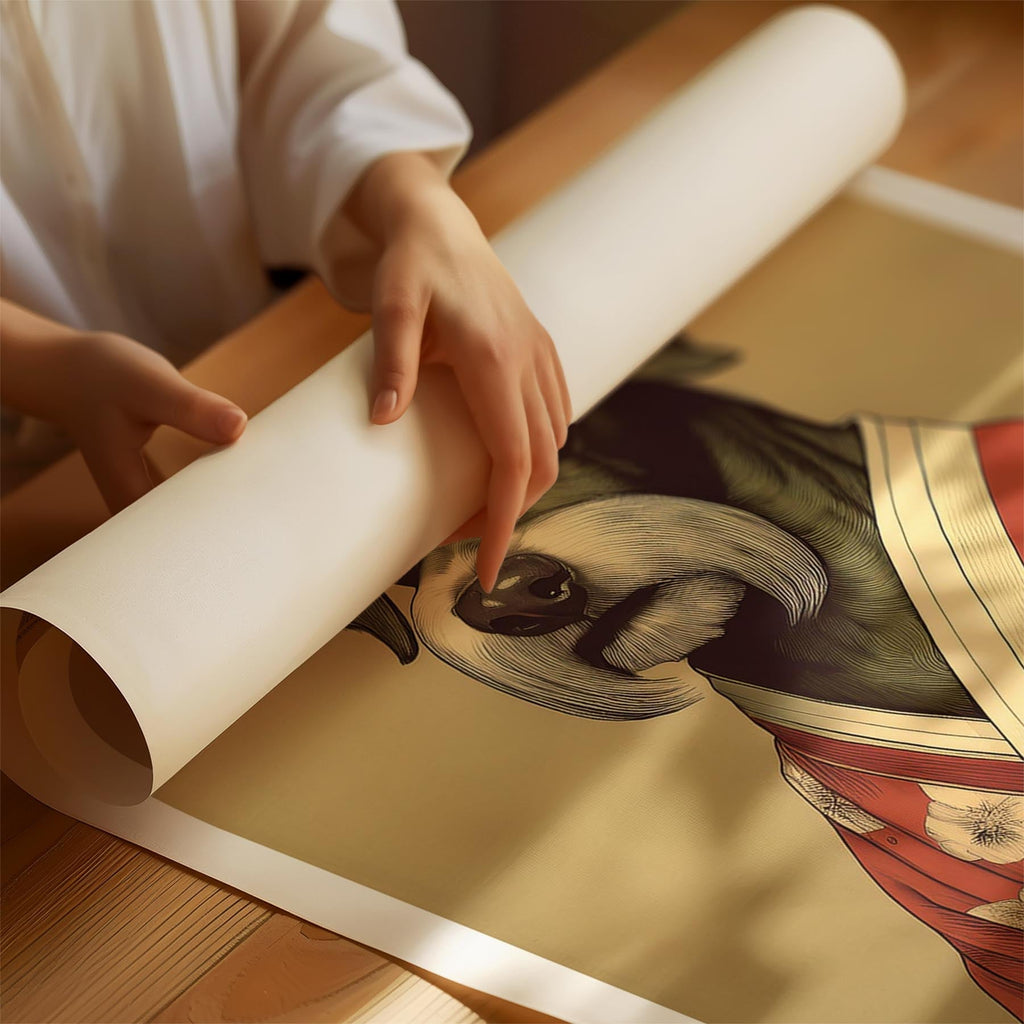 Black Russian Terrier Japanse Kimono Dog Series image 1