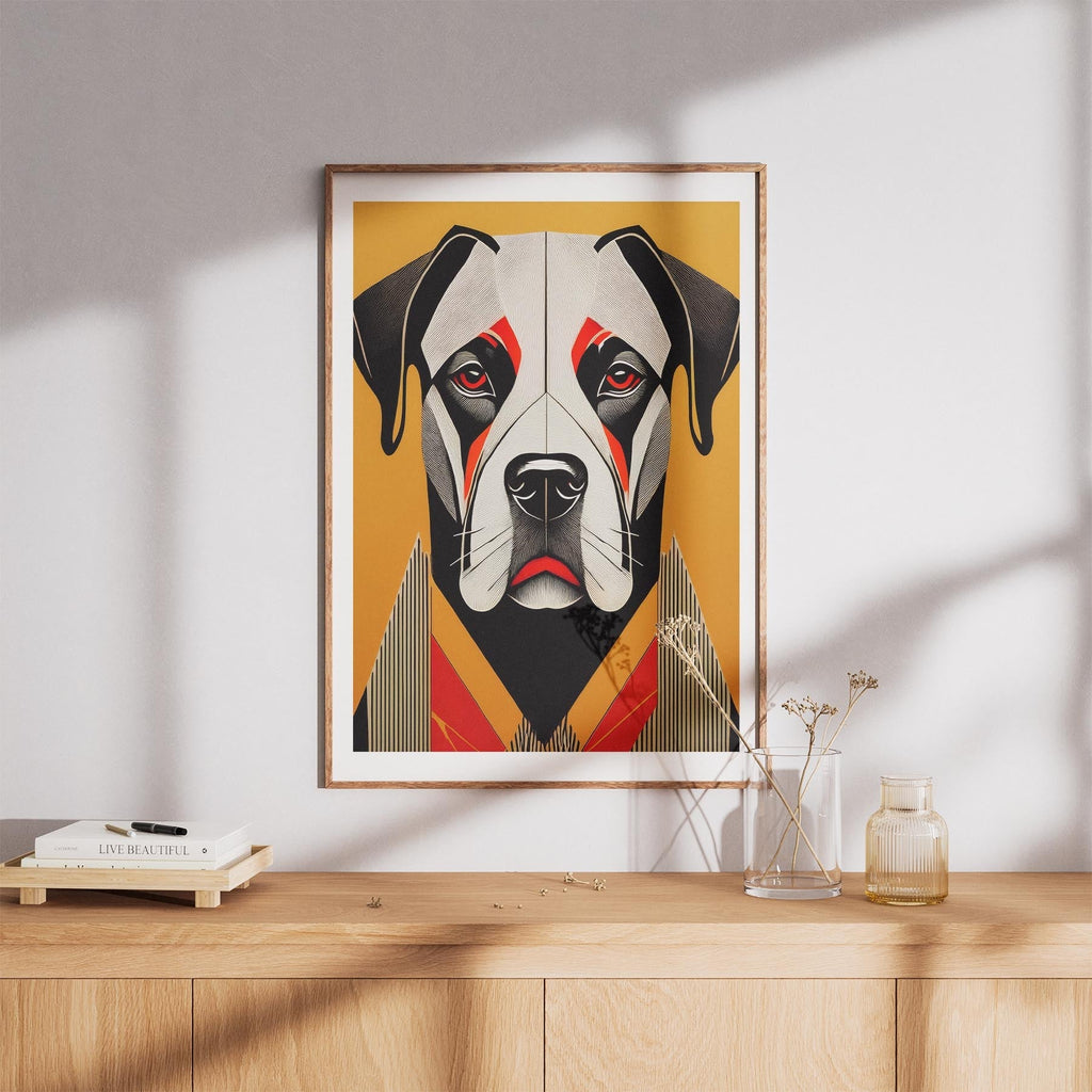 Mastiff Geometric Orange Series image 8