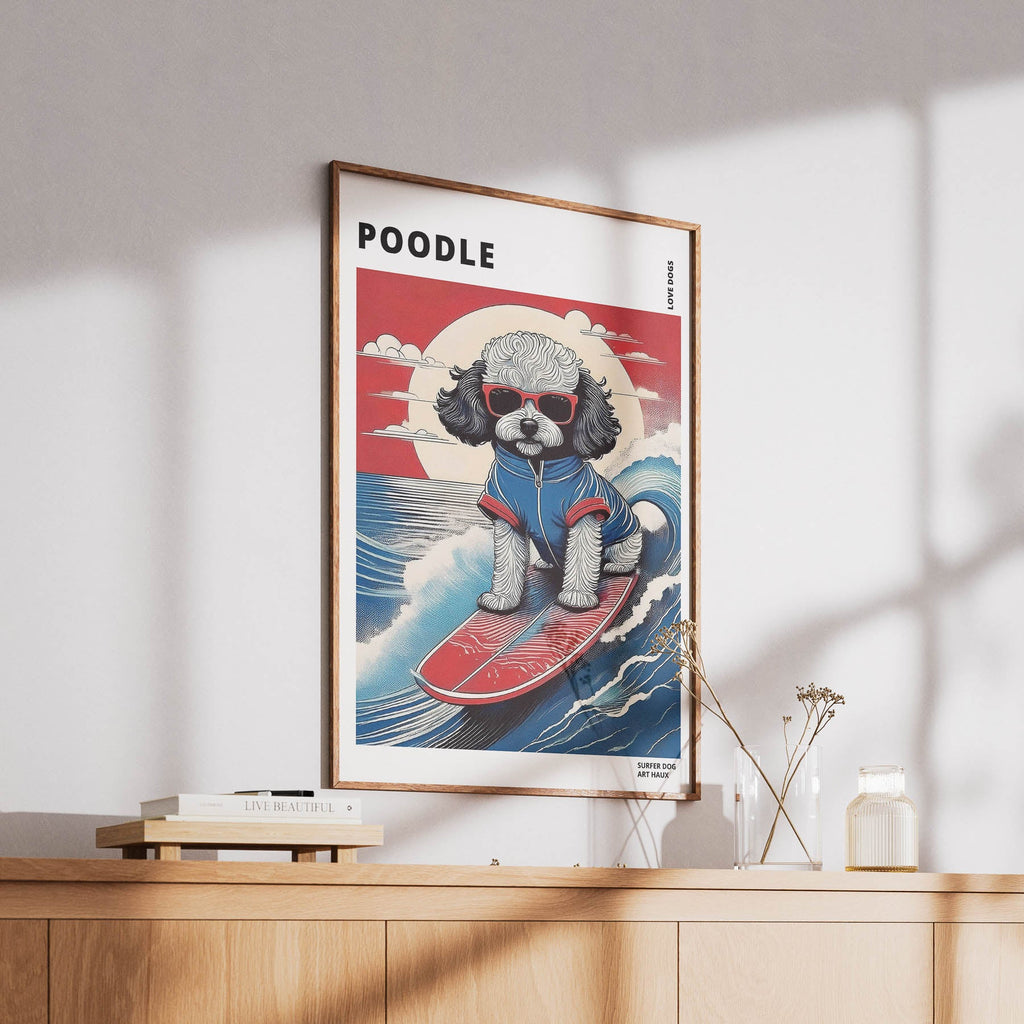 Poodle Hokosai Surfer Dogs 2 image 6