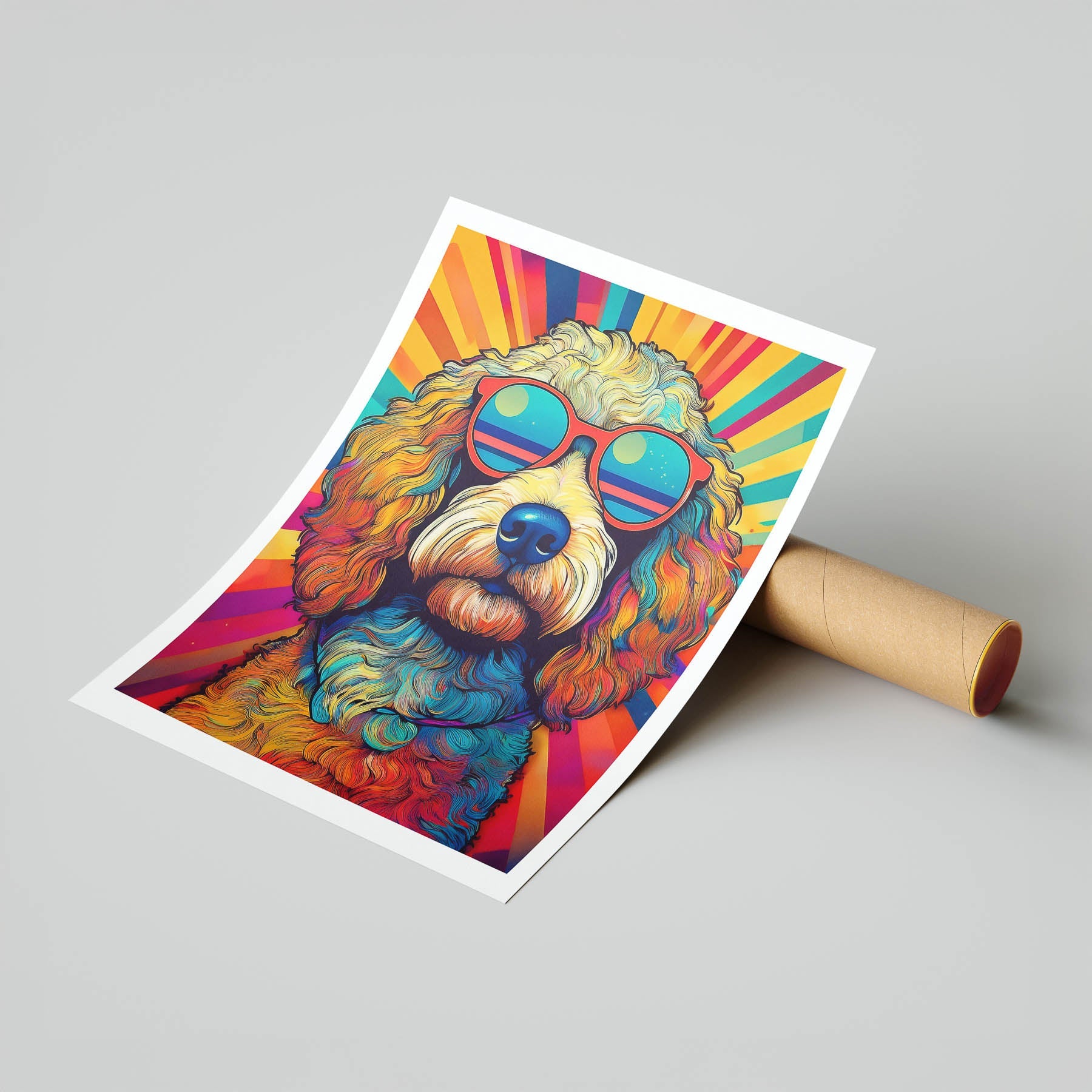 Cavoodle In Colourful Sunnies 1 image 7