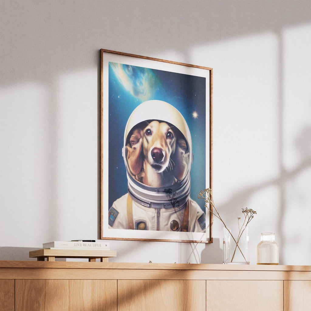 Borzoi Astronaut Dog Series image 5